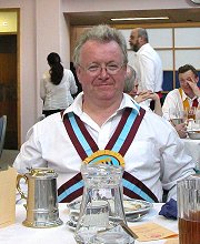 Henry - newest recruit and doing nothing for the average age of the team